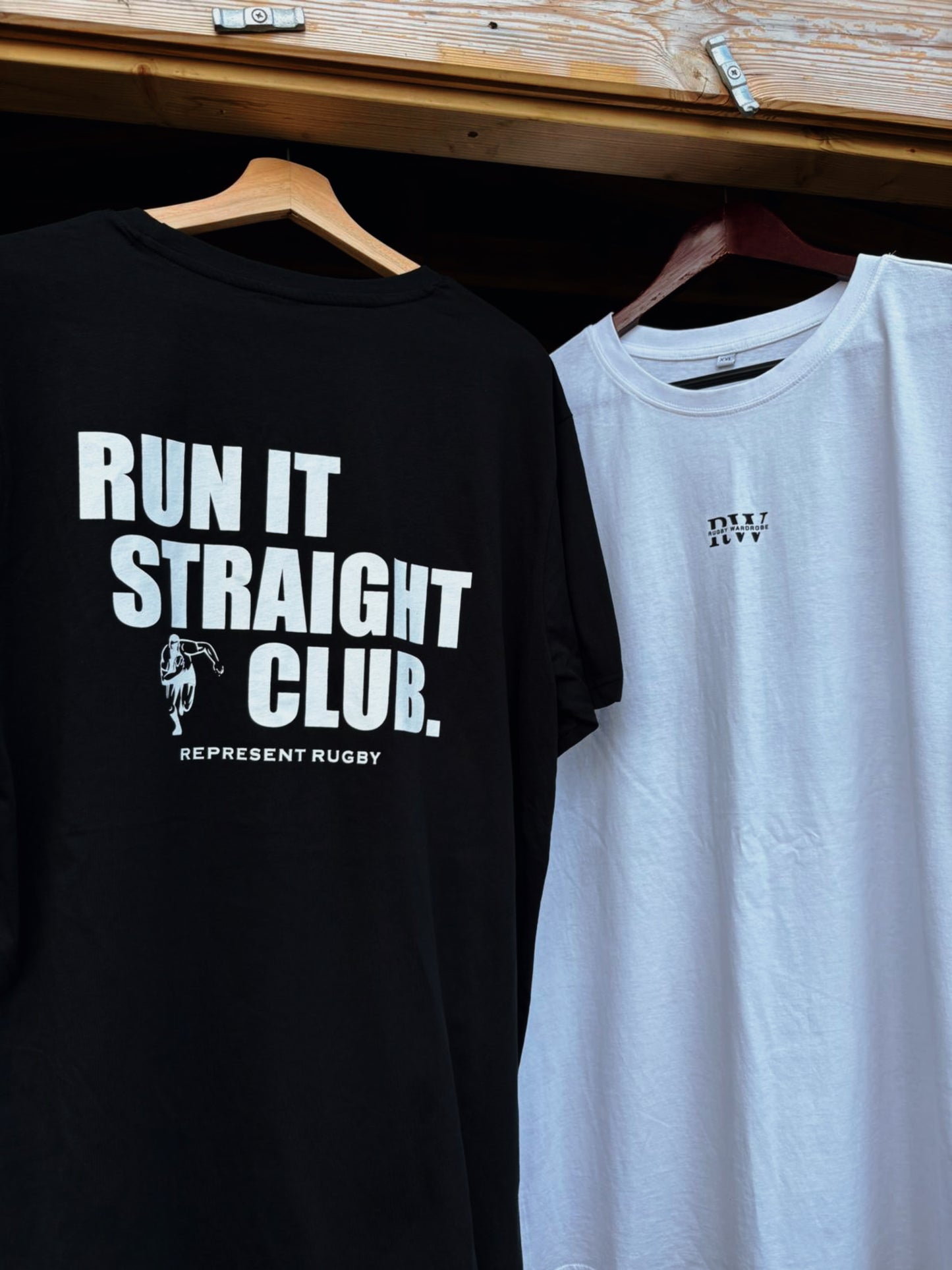 The Black Run It Straight Tee