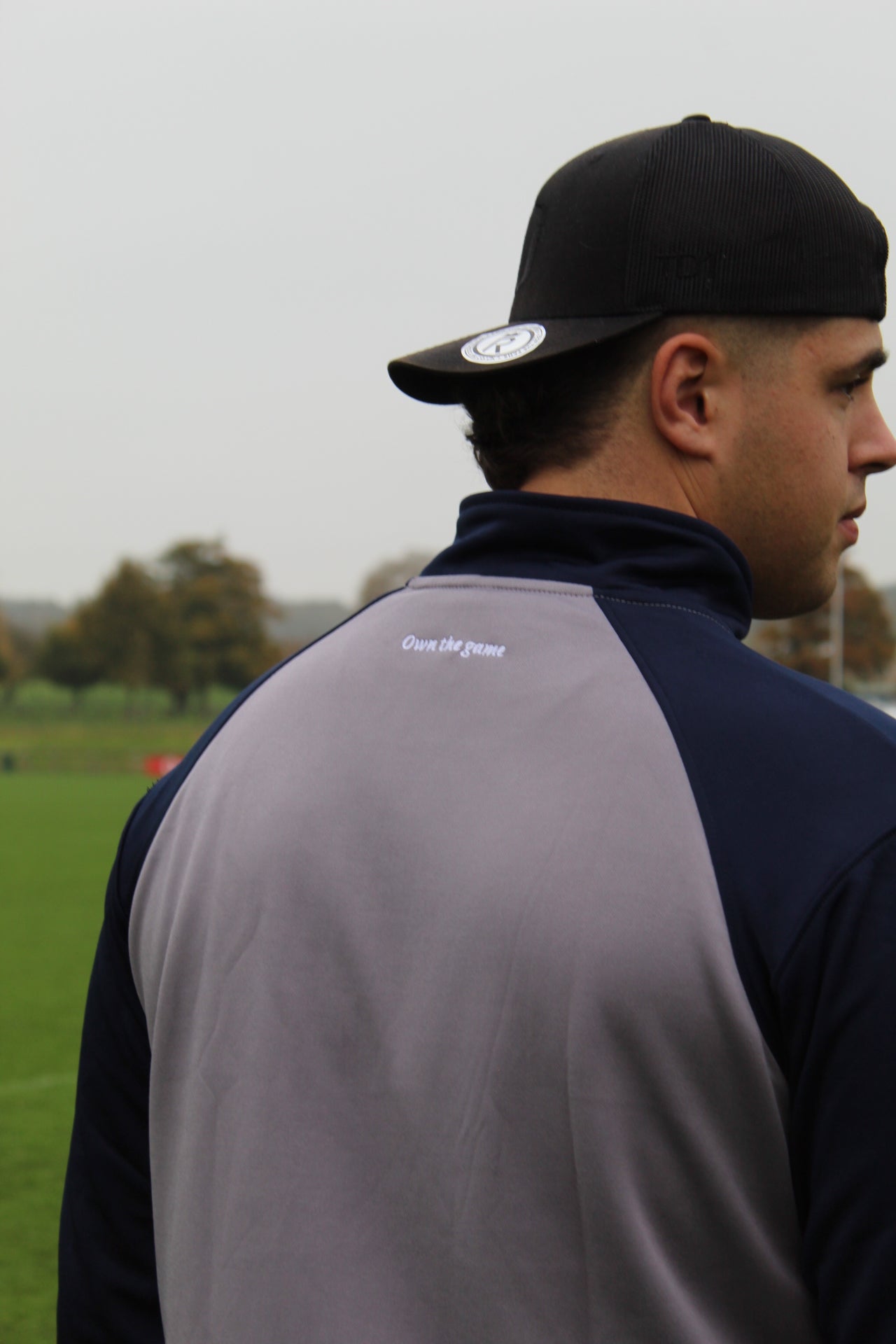 Space Blue & Grey Quarter-Zip