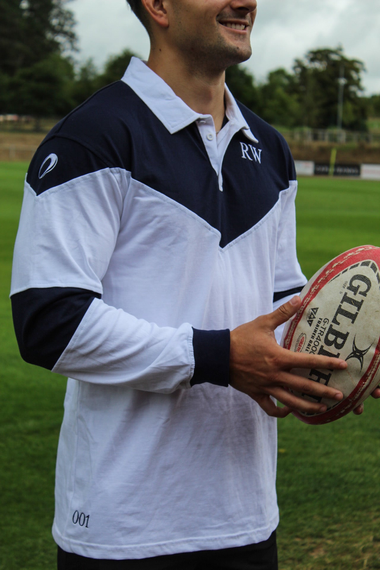 Navy RW 001 Rugby Jersey