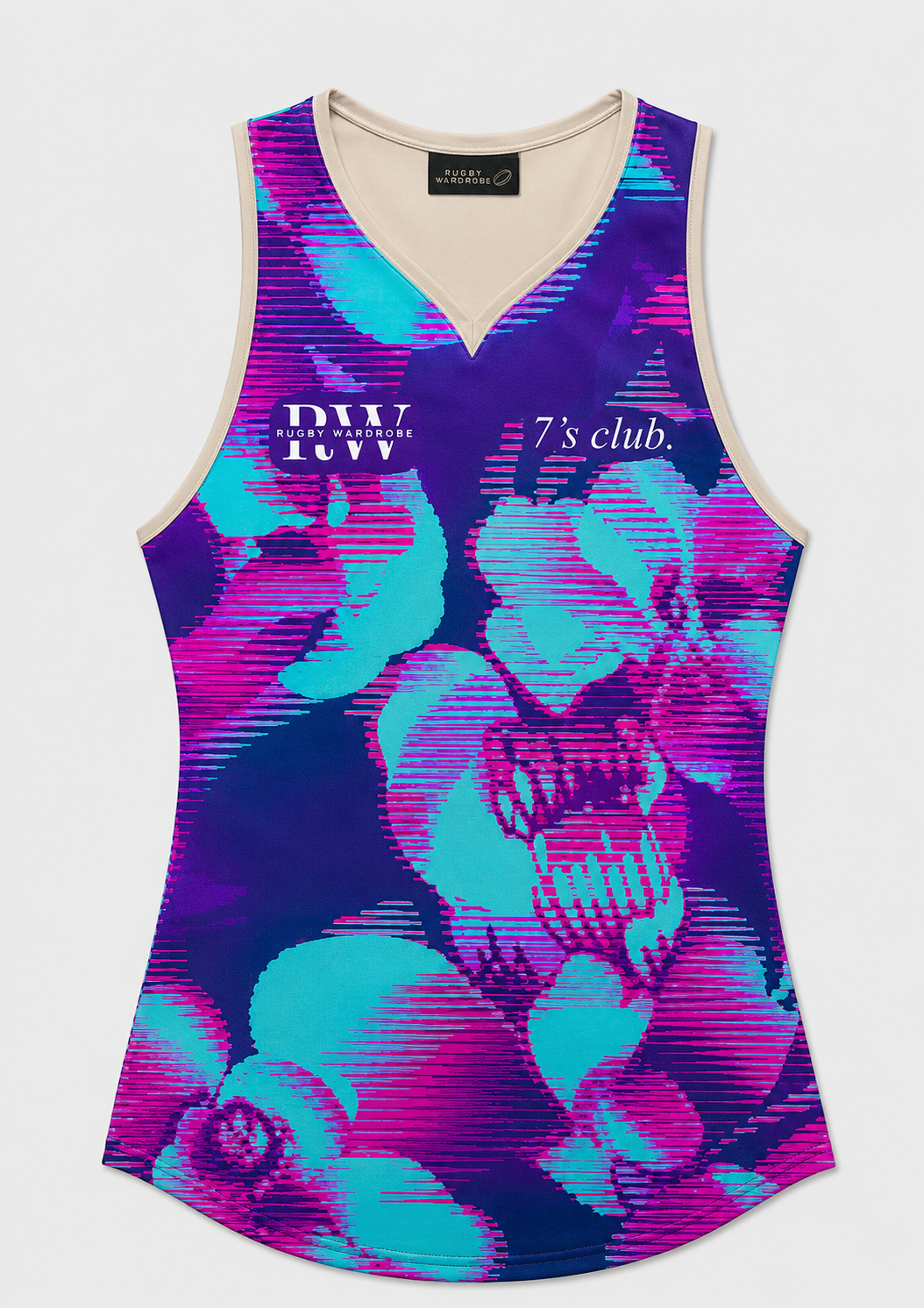 Women’s Rugby Training Vest | Galaxy Cloud Glitch