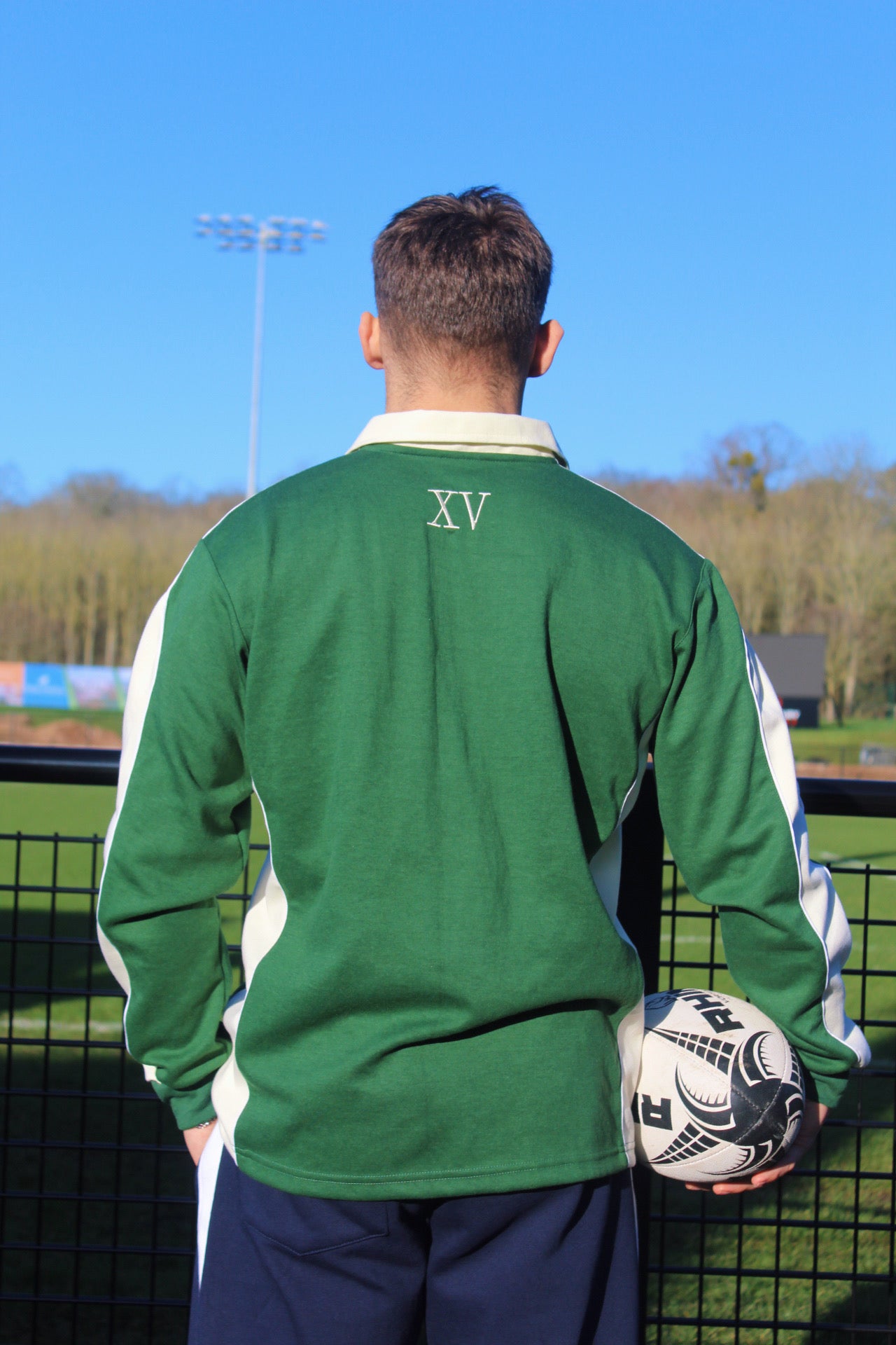 XV Rugby Jersey (Green/Cream)
