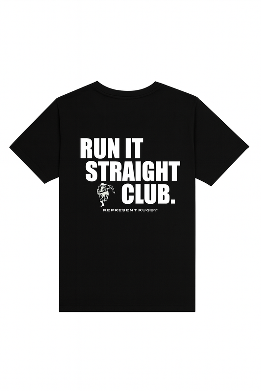 The Black Run It Straight Tee