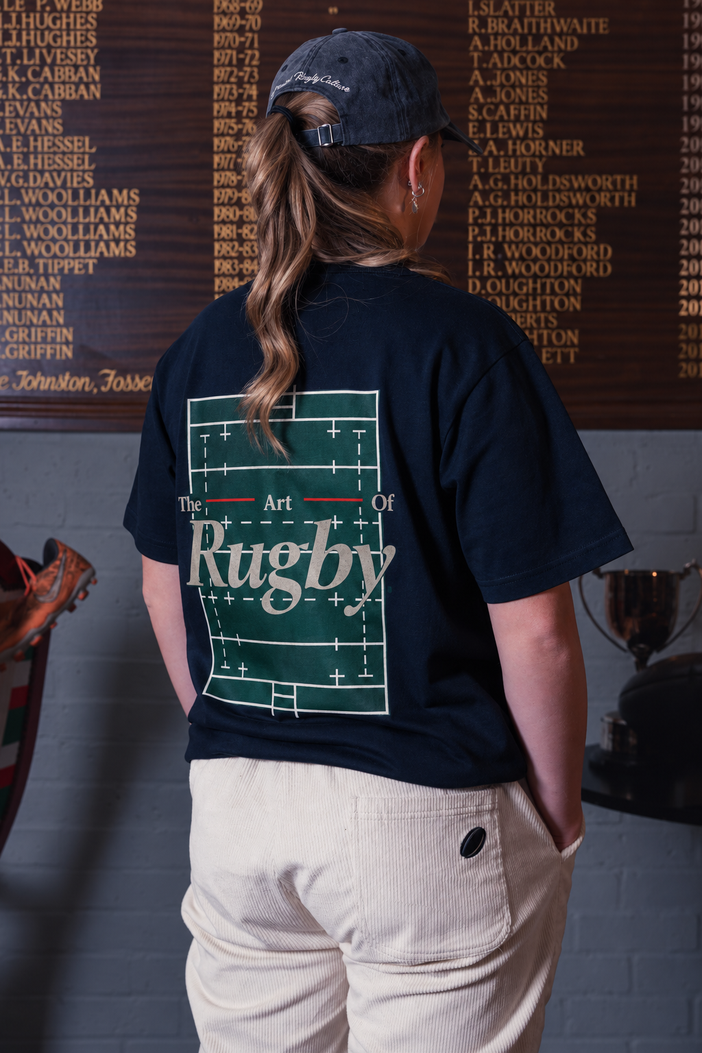Art Of Rugby - Black - Relaxed Fit Tshirt