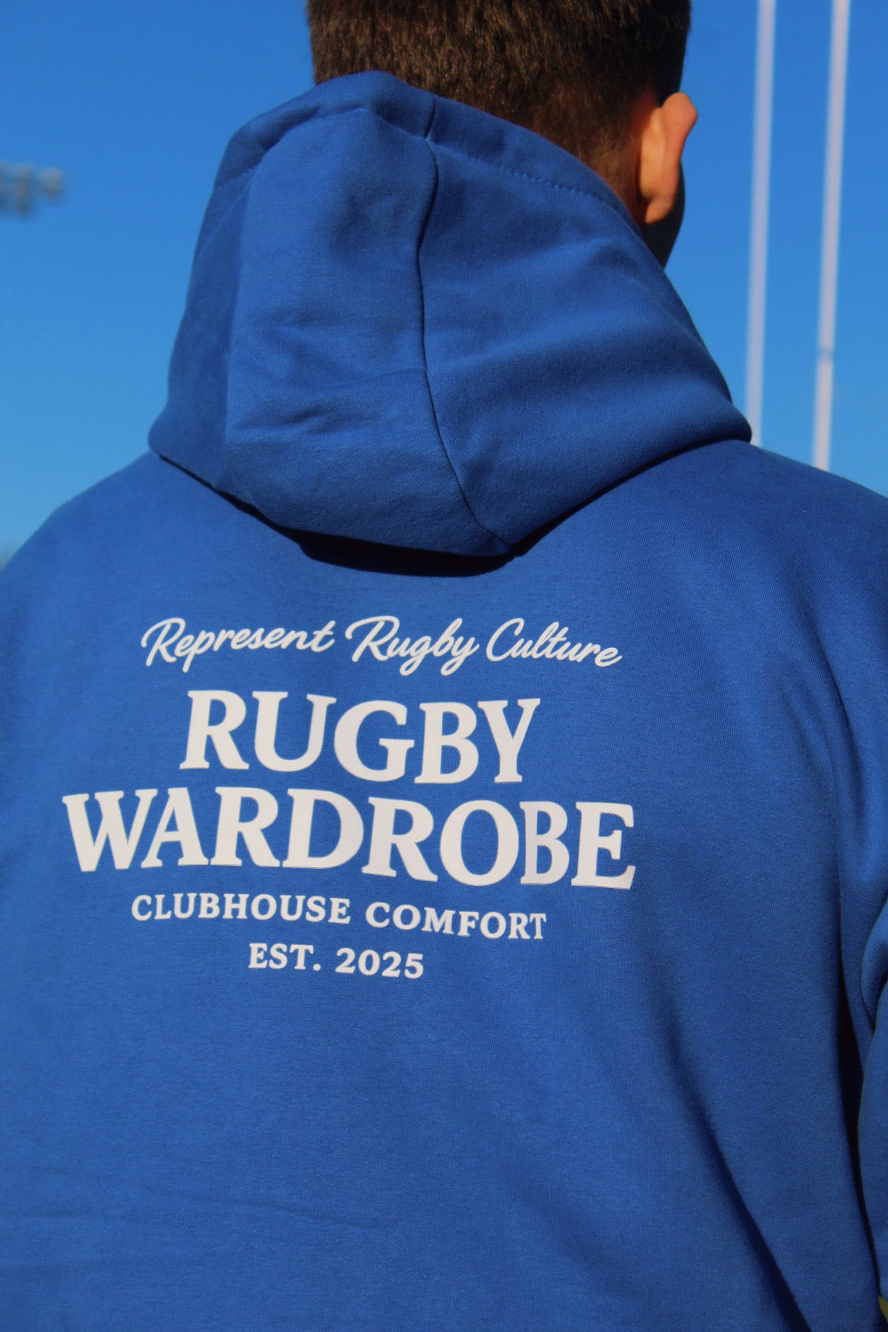 Represent Rugby Hoodie (Airforce Blue)