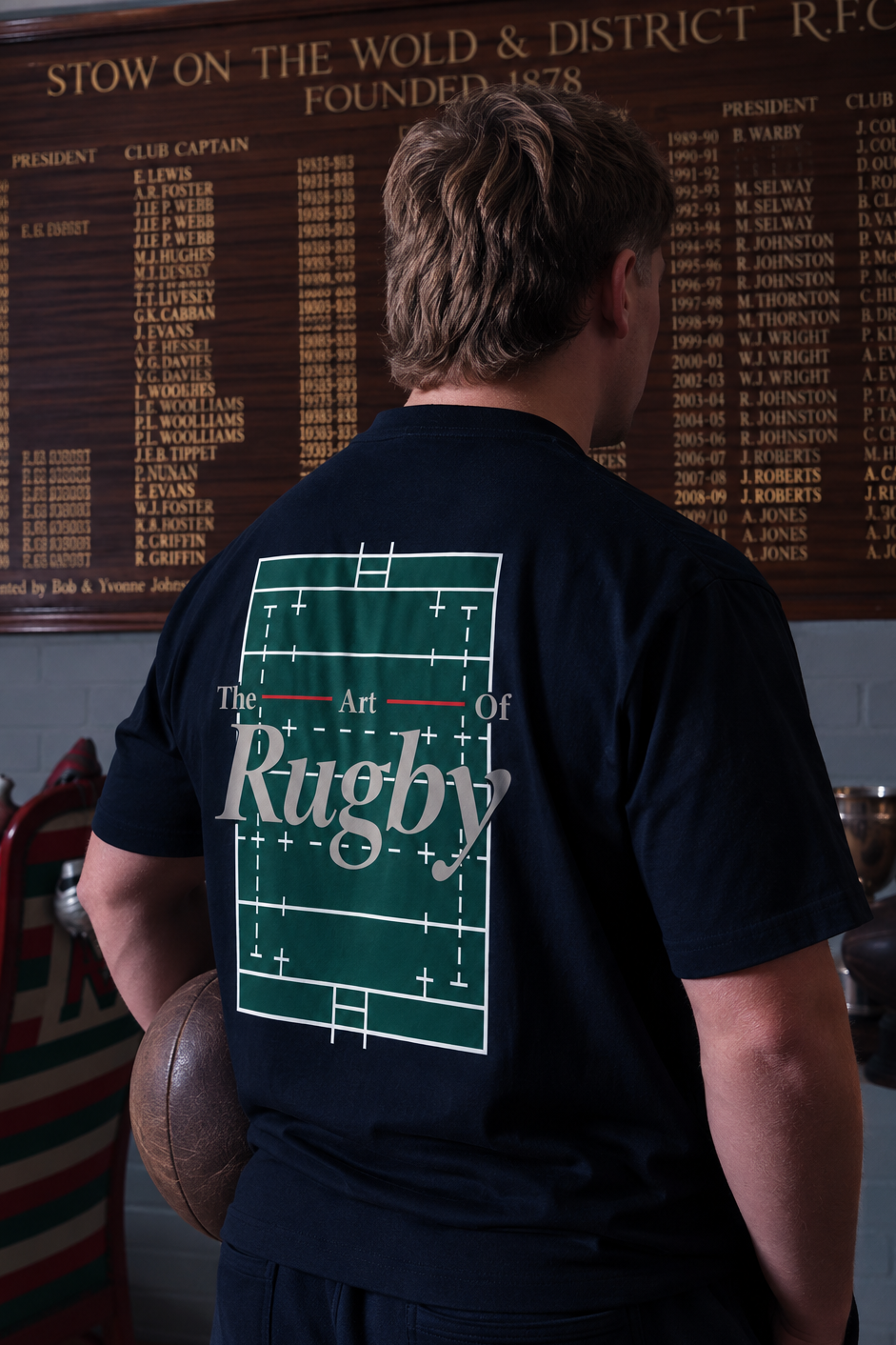 Art Of Rugby - Black - Relaxed Fit Tshirt