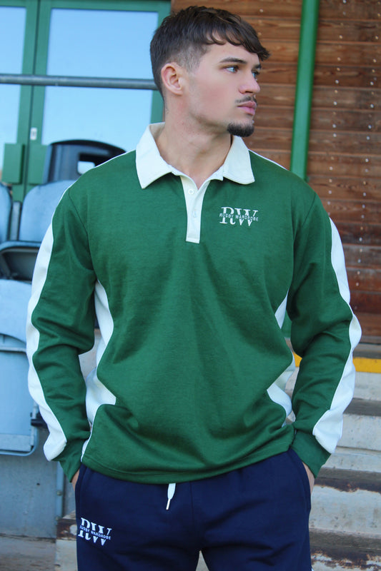 XV Rugby Jersey (Green/Cream)