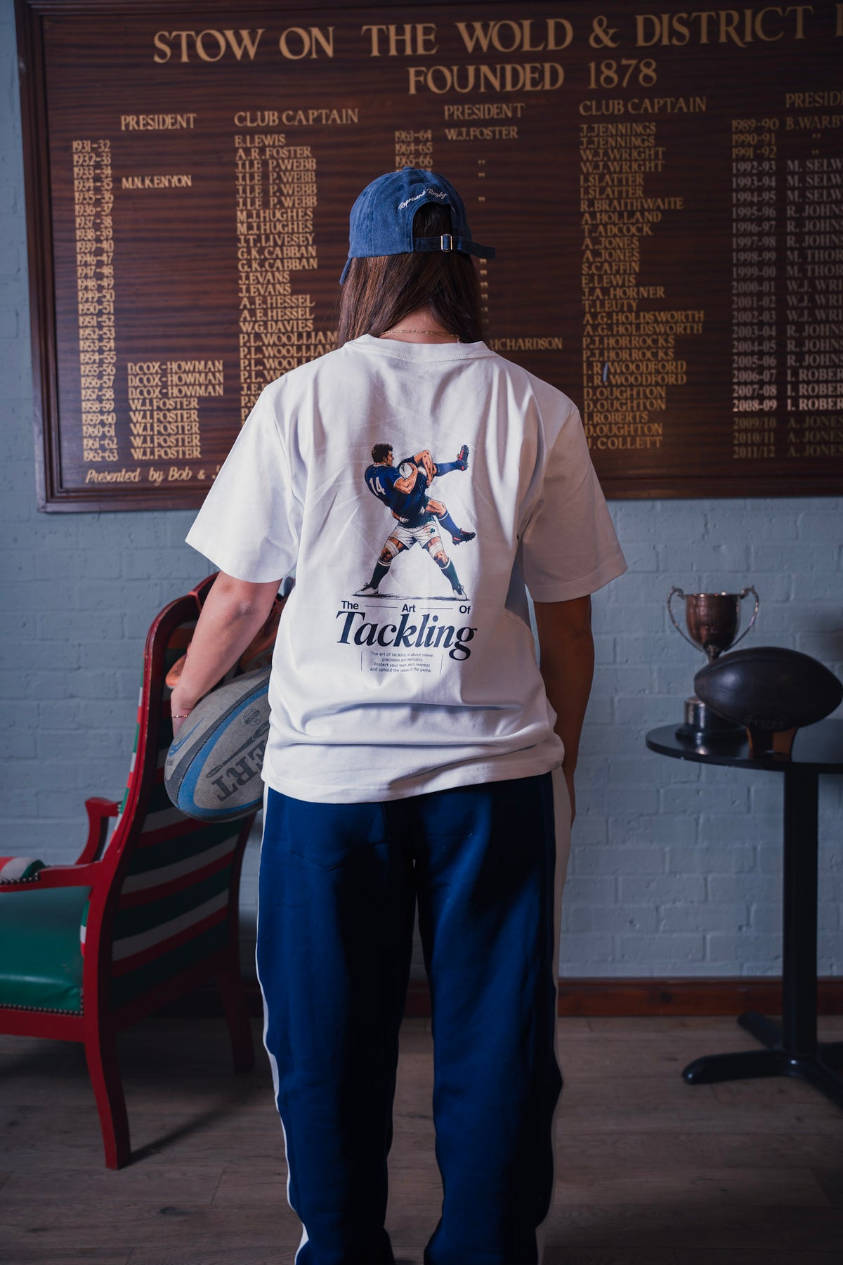 Art Of Tackling - Cream - Relaxed Fit Tshirt