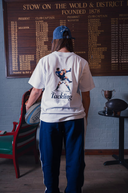 Art Of Tackling - Cream - Relaxed Fit Tshirt