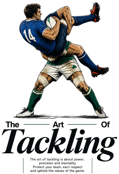 Art Of Tackling - Black - Relaxed Fit Tshirt