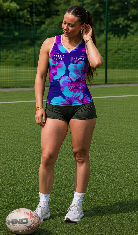 Women’s Rugby Training Vest | Galaxy Cloud Glitch