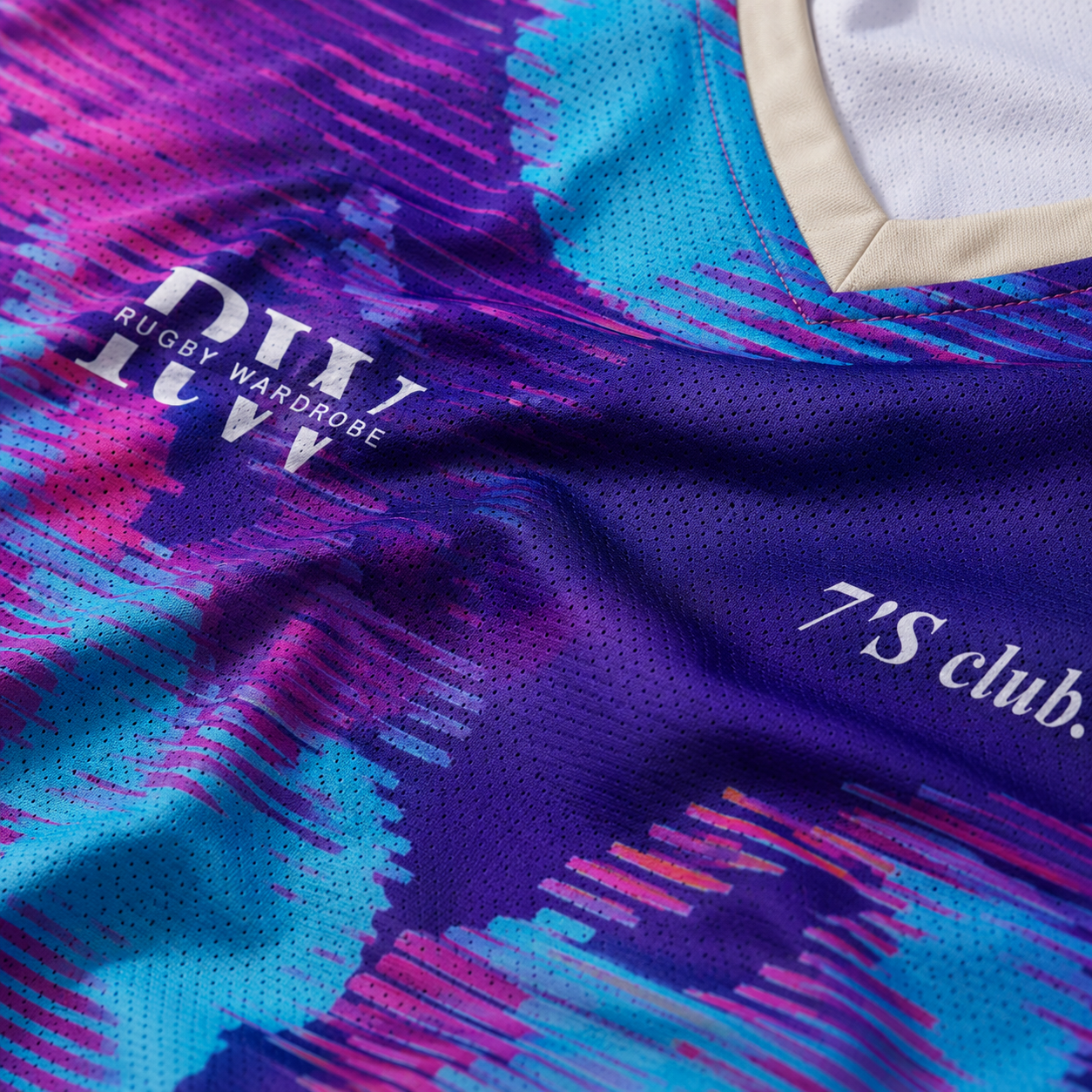 Mens Rugby Training Vest | Galaxy Cloud Glitch