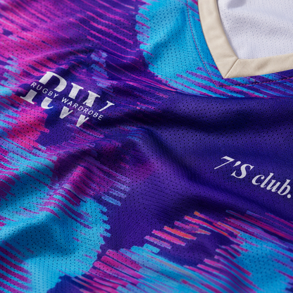 Mens Rugby Training Vest | Galaxy Cloud Glitch