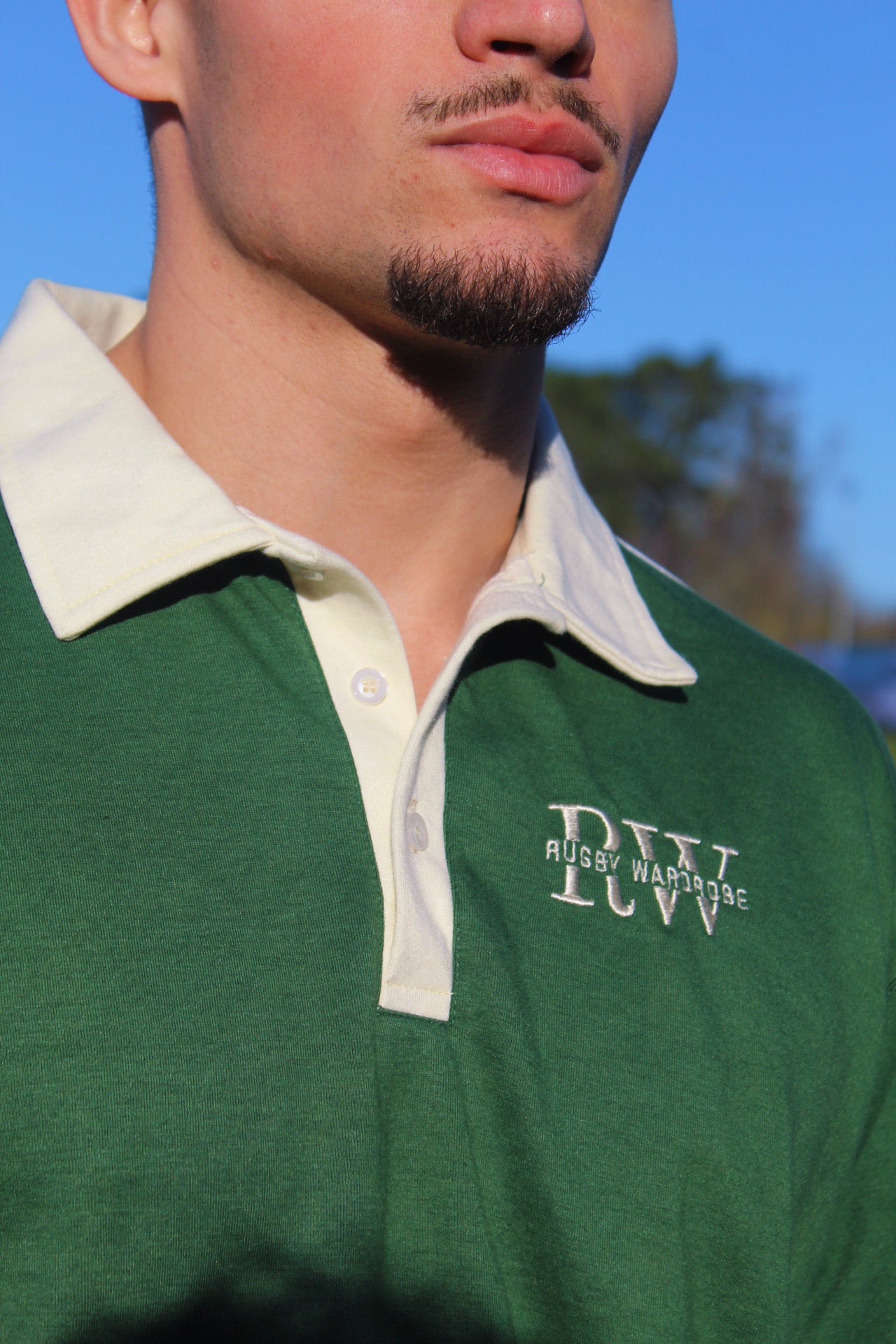 XV Rugby Jersey (Green/Cream)
