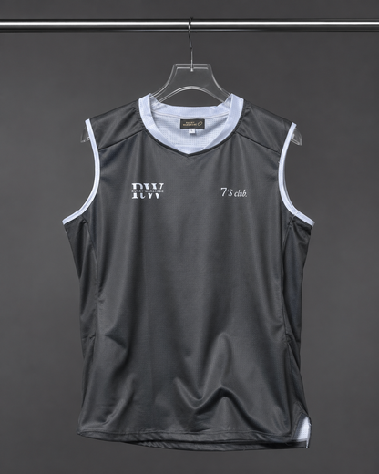 Men's Rugby Training Vest  - Stealth black.