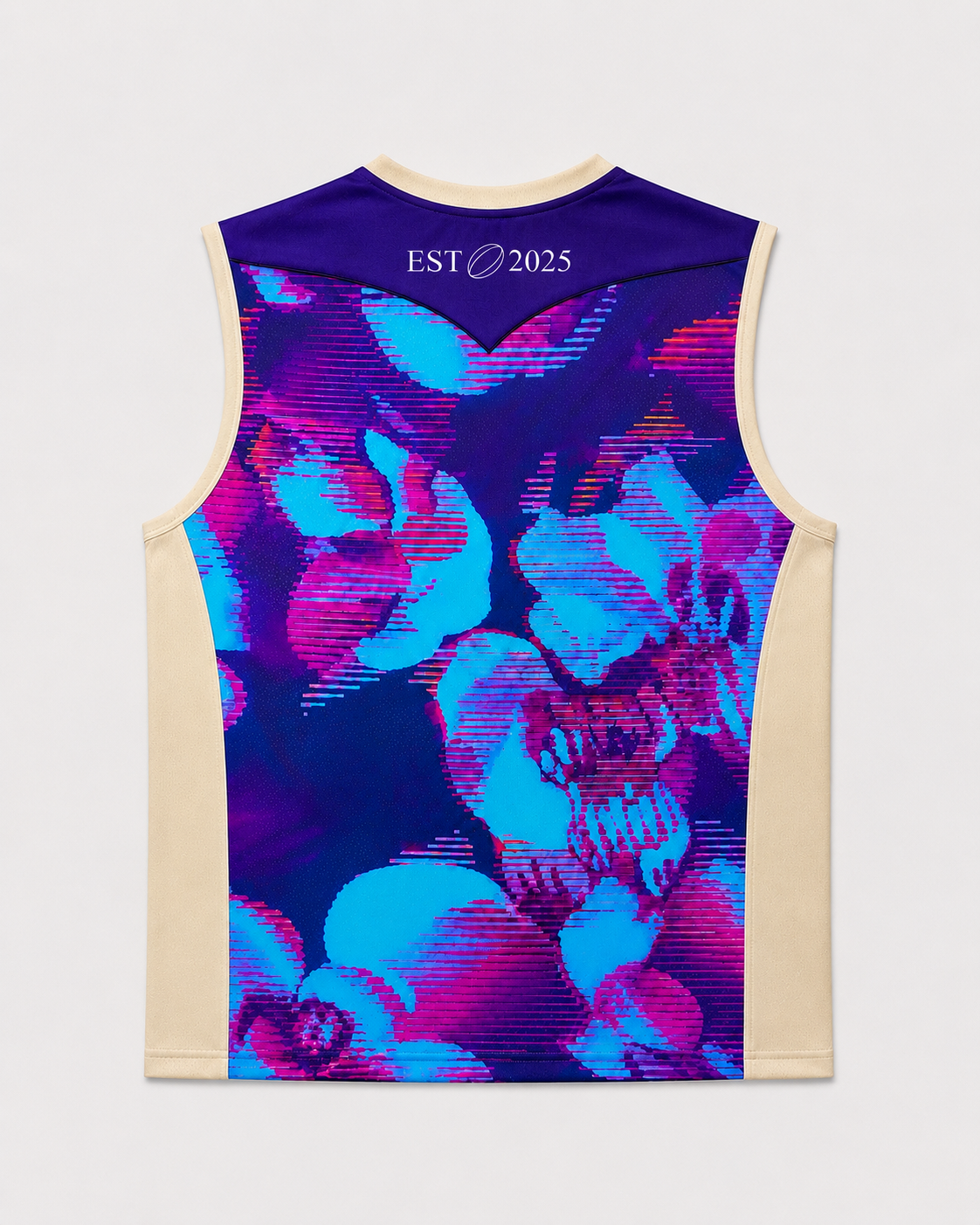 Mens Rugby Training Vest | Galaxy Cloud Glitch