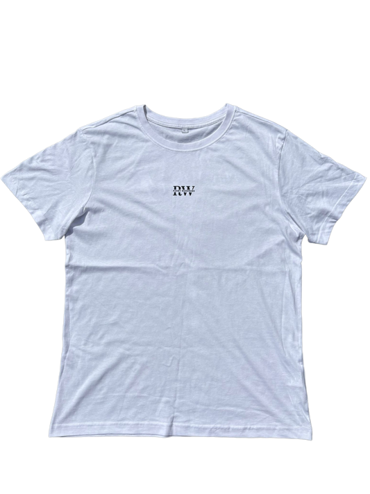 The White Run It Straight Club Tee