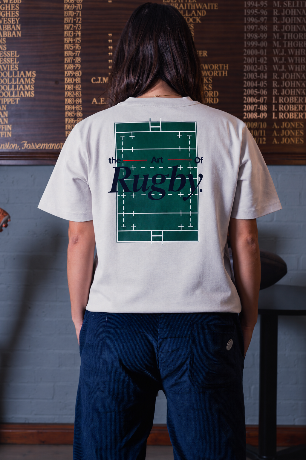 Art Of Rugby - Cream - Relaxed Fit Tshirt