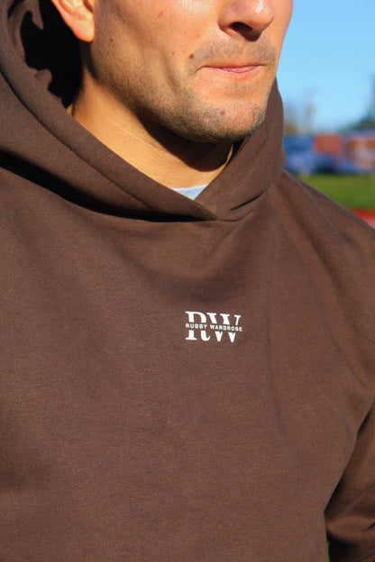 Oversized Rugby Hoodie | Represent Rugby | (Espresso)