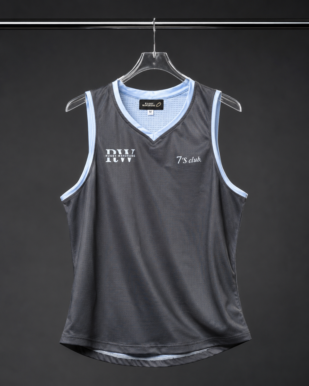 Womens Summer 7s club vest - Stealth black