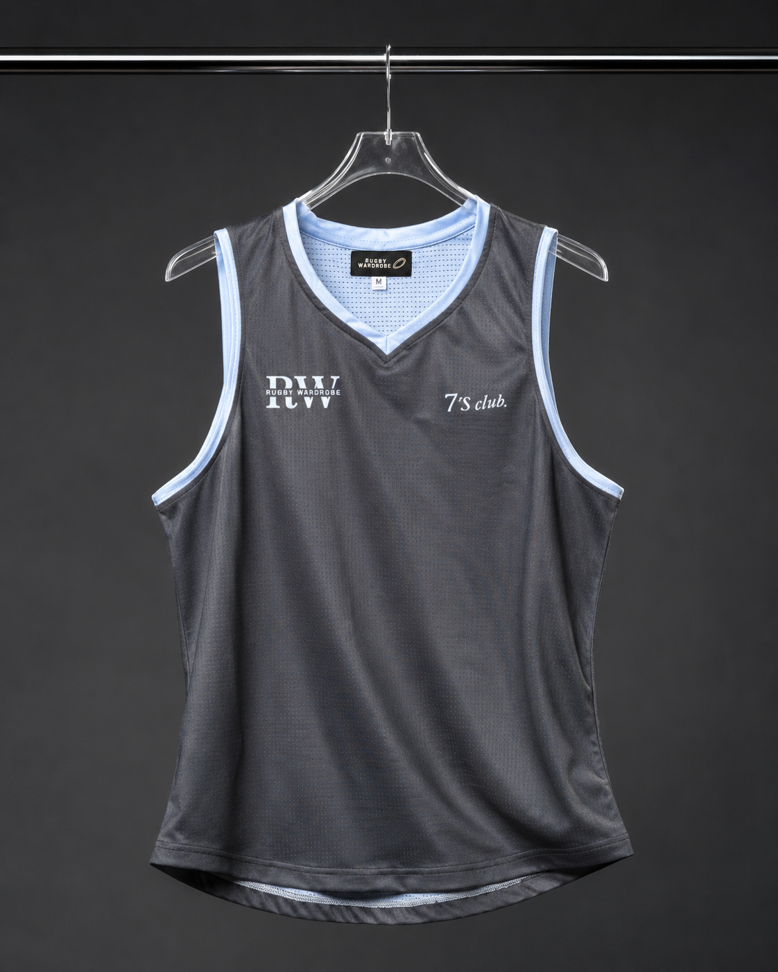 Womens Summer 7s club vest - Stealth black
