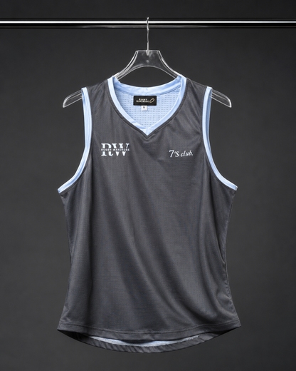 Womens Summer 7s club vest - Stealth black