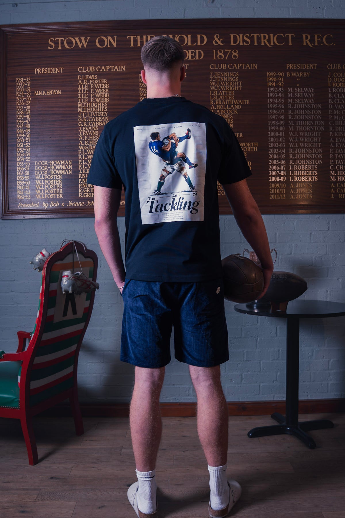 Art Of Tackling - Black - Relaxed Fit Tshirt