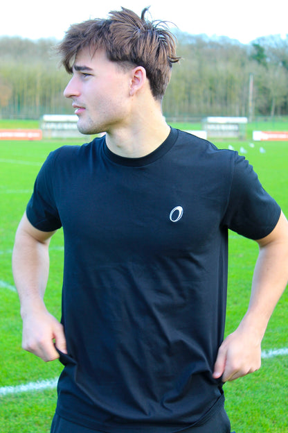 The Just Ball Tee Black/silver