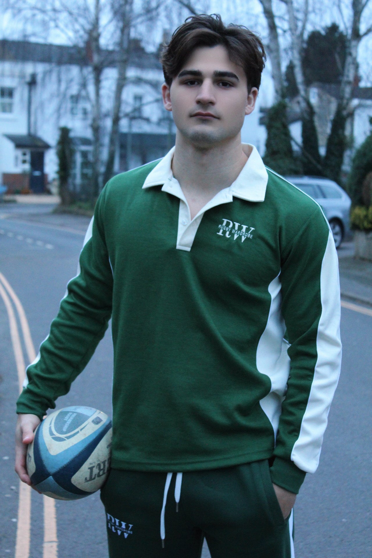 XV Rugby Jersey (Green/Cream)