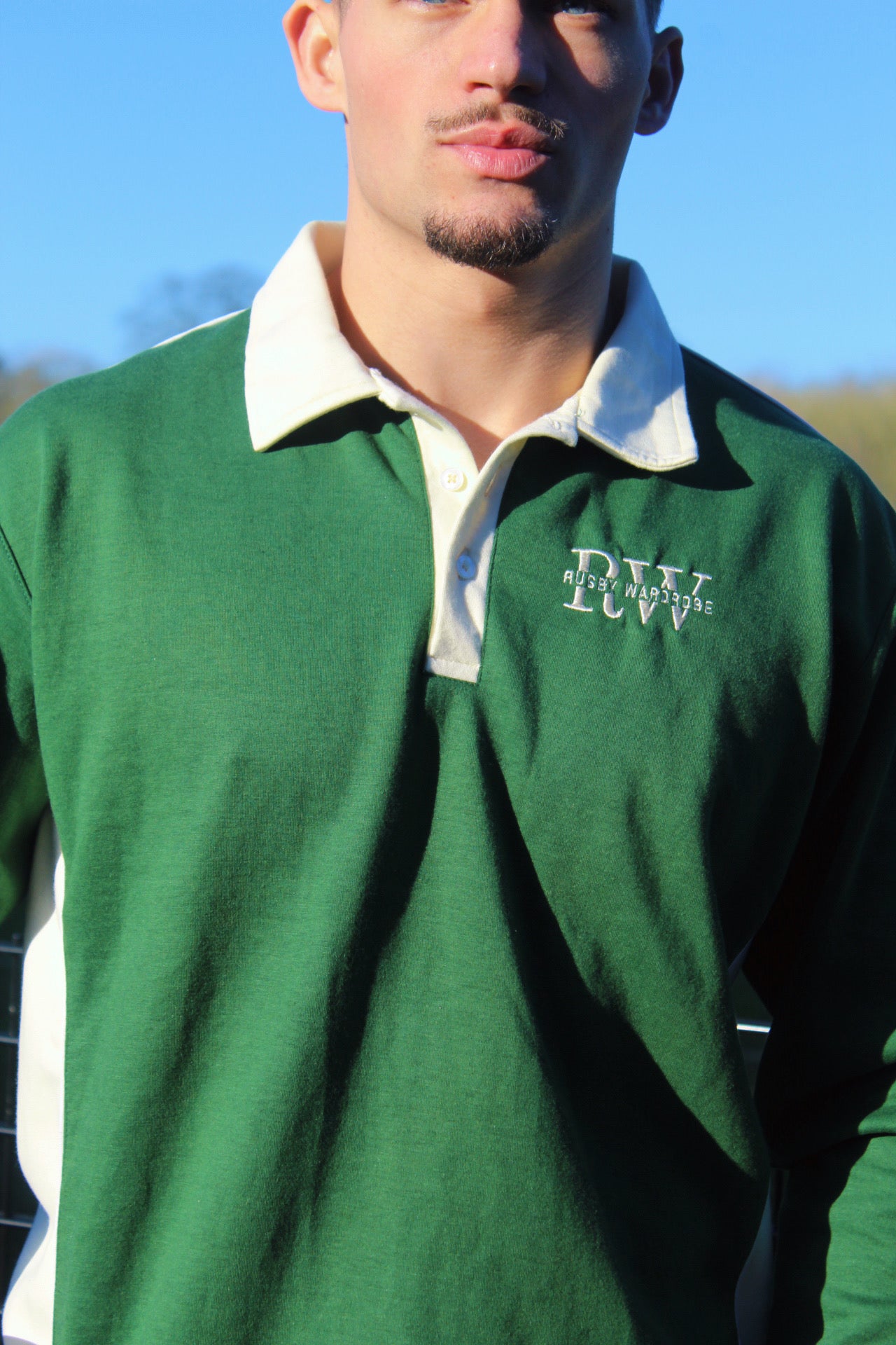 XV Rugby Jersey (Green/Cream)