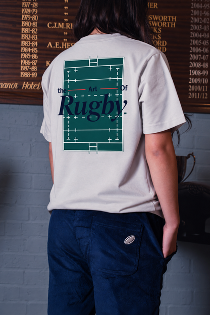 Art Of Rugby - Cream - Relaxed Fit Tshirt