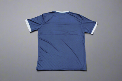 Power Stripe Training Tee - Space Blue & Grey