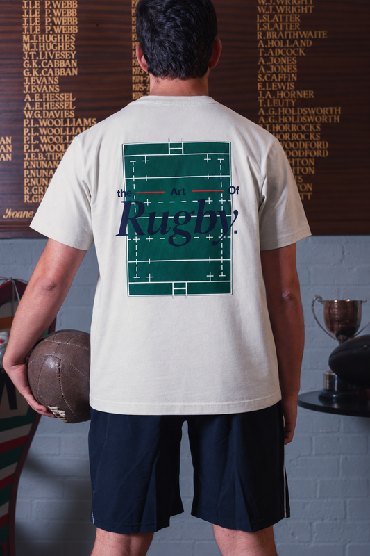 Art Of Rugby - Cream - Relaxed Fit Tshirt