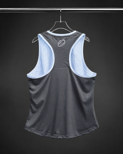 Womens Summer 7s club vest - Stealth black