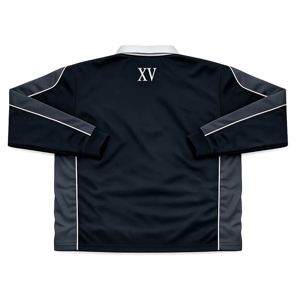 XV Oversized Rugby Jersey (Black/Grey)