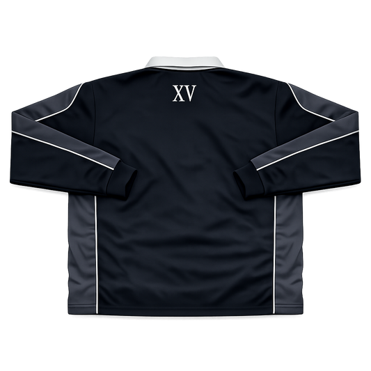 XV Oversized Rugby Jersey (Black/Grey)