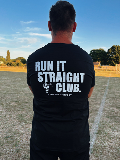 The Black Run It Straight Tee