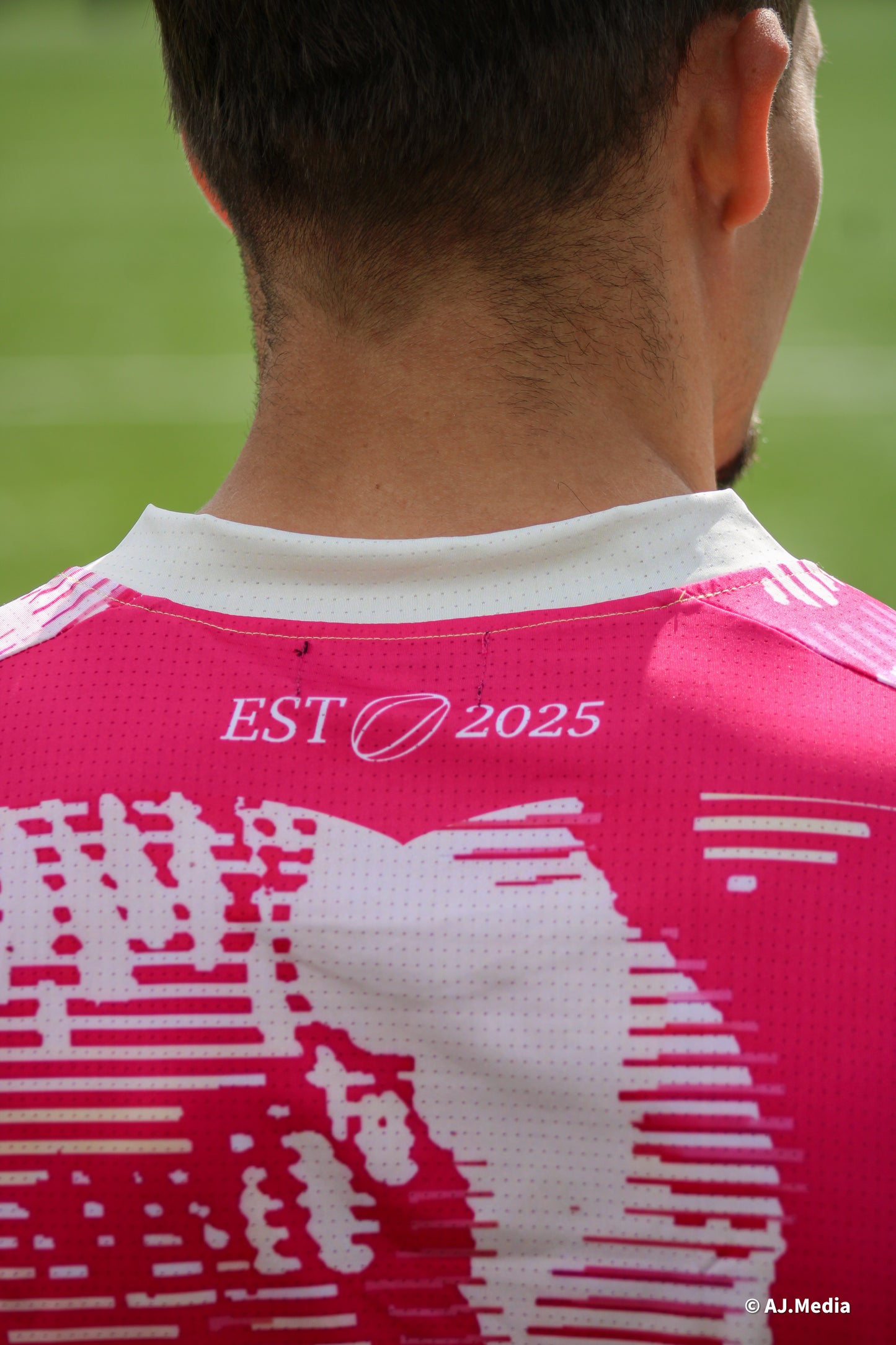 Men's Rugby Training Vest – Cloud Glitch | Pink